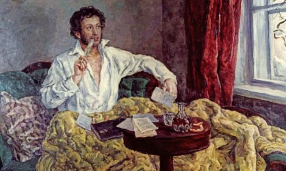 Лысый экстравагантный трудоголик… это Пушкин?
